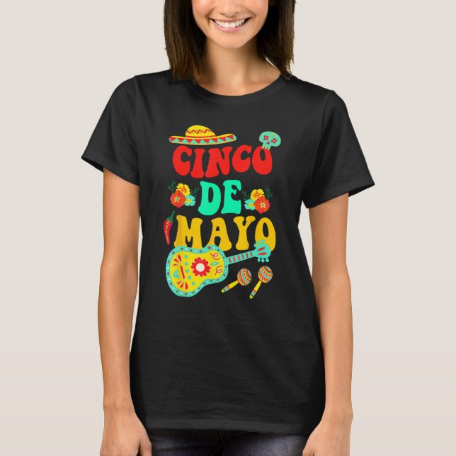 Camiseta Cinco De Mayo Sombrero Mexican Fiesta 5 De for men (Frente)