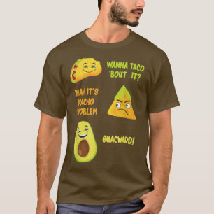 Camiseta Cinco De Mayo Taco Nacho Avocado Piada Divertido H