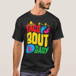 Camiseta Cinco De Mayo Taco Sobre Um Pé De Bebê Gravidez An