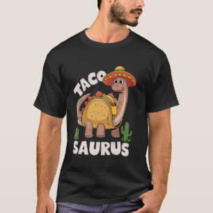 Camiseta Cinco De Mayo Tacosaurus Taco Dinossauro Mexicano