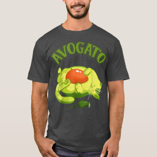 Camiseta Cinco de Mayo TFunny Meow Avogato Cat Avocado Meic