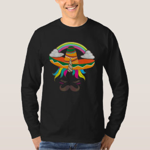 Camiseta Cinco De Mayo Unicorn Enfrentam Animais Fantástico