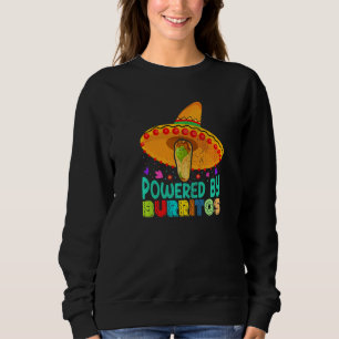 Camiseta Cinco De Mayo Vintage Mexicano Powered By Burritos