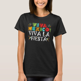 Camiseta Cinco De Mayo Viva México Viva La Fiesta Fiesta 5