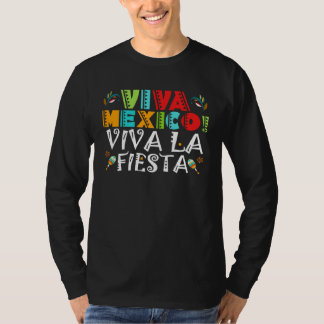 Camiseta Cinco De Mayo Viva Mexico Viva La Fiesta Fiesta 5 