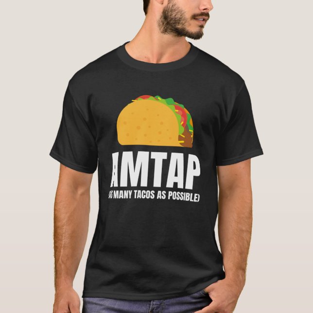 Camiseta Cinco De Mayo Workout GymAs Many Tacos As Possible (Frente)