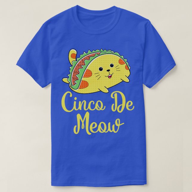 Camiseta Cinco De Meow (Frente do Design)