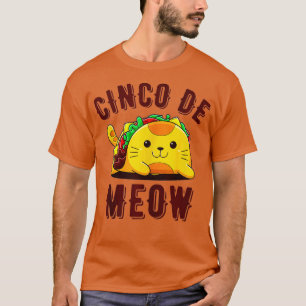Camiseta Cinco De Meow Funny aco Cat Kitten Cinco De