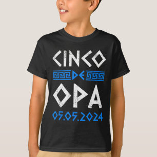 Camiseta Cinco De Opa Funny Cinco De Mayo Orthodox Grego Ea
