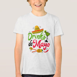Camiseta Cinco Drinko De Mayo Men Mulheres Bebendo Mães De 