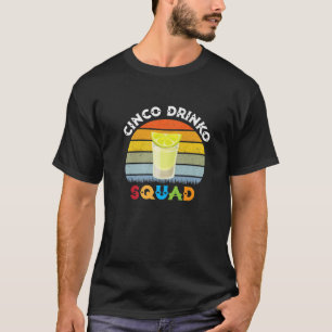 Camiseta Cinco Drinko Mexicano Cinco De Mayo Vintge