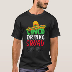 Camiseta Cinco Drinko - Partido Esquadrão Mexicano Fiesta C