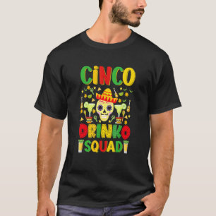 Camiseta Cinco Drinko - Partido Esquadrão Mexicano Fiesta C