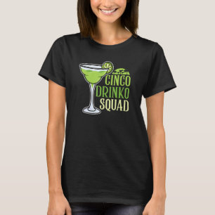 Camiseta Cinco Drinko Squad Encantado Cinco De Mayo Margari