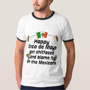 Camiseta Cinco engraçado de Mayo