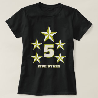 Camiseta cinco estrelas