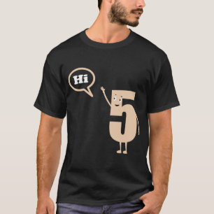 Camiseta Cinco Grátis Para Homens