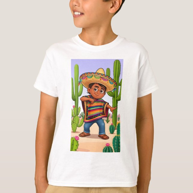 Camiseta Cinco Ideias Engraçadas de Mayo Eu Acertava Que Pi (Frente)