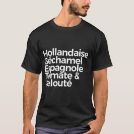Camiseta Cinco molhos-mãe