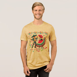 Camiseta Cinco mostarda colorwave