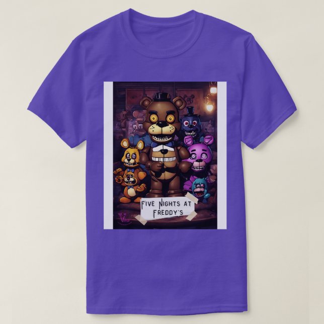 Camiseta Cinco noites em Freddys (Frente do Design)