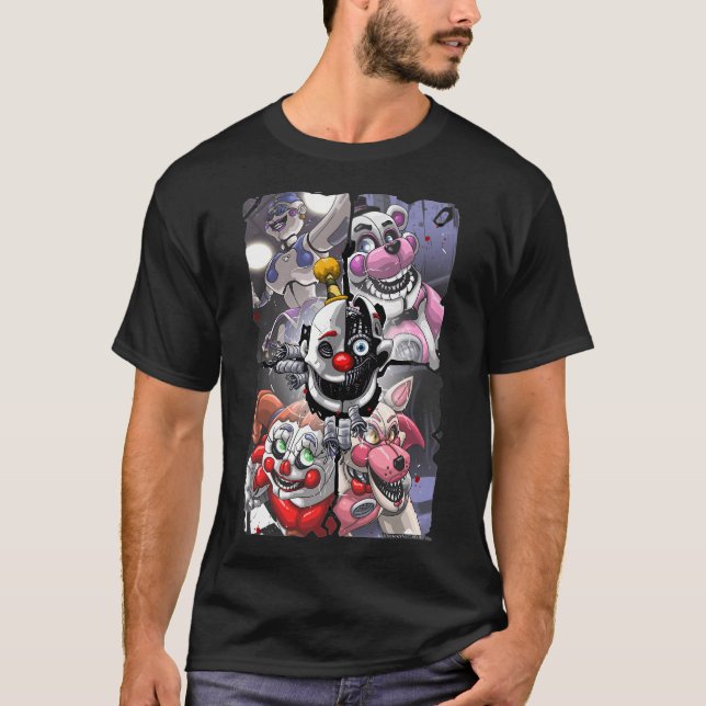 Camiseta Cinco Noites Na Localização Da Irmã Freddys (Frente)