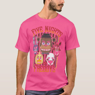 Camiseta Cinco Noites Na Personagem Multicaracterística De 