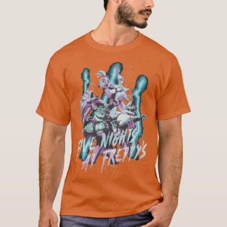 Camiseta Cinco Noites No Freddys 90s retrô