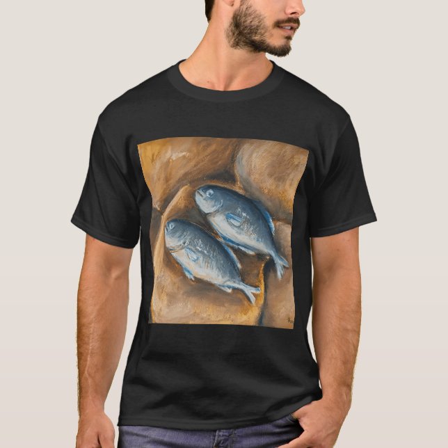 Camiseta Cinco pães e dois peixes (Frente)