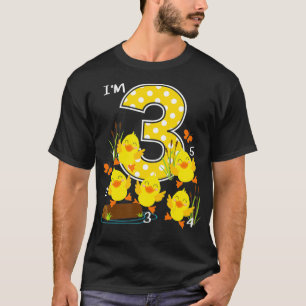 Camiseta Cinco Patos Pequenos Crianças Nursery Song anivers