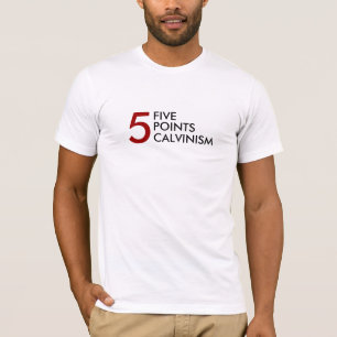 CAMISETA CINCO, PONTOS, CALVINISM, 5