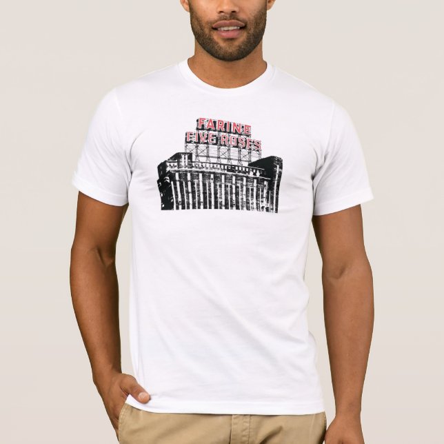 Camiseta Cinco rosas (Frente)