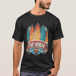 Camiseta Cinco surfboards Fort Morgan Beach Al