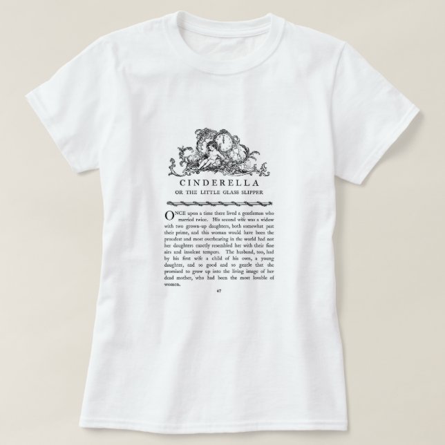 Camiseta Cinderela (Frente do Design)