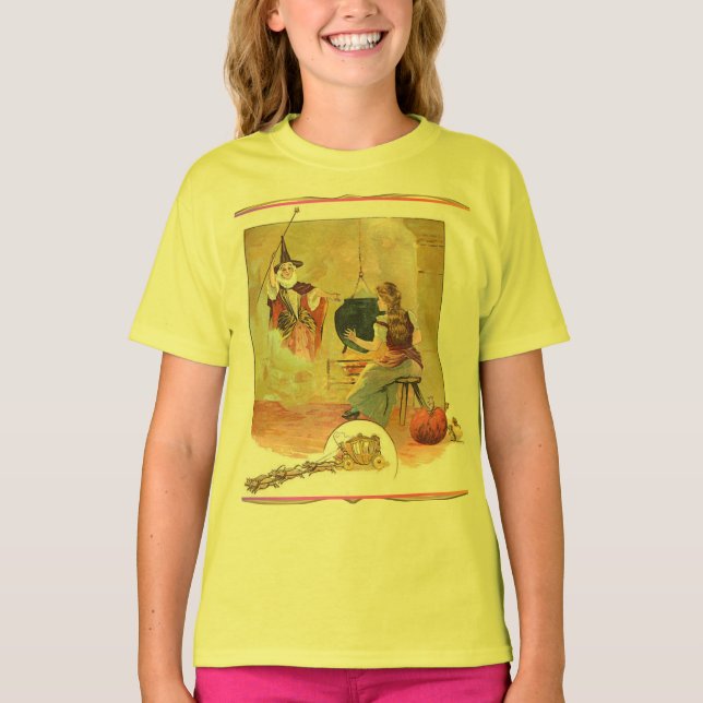 Camiseta Cinderela E Sua Padrinha Fada (Frente)