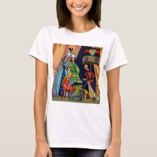 Camiseta Cinderela, o príncipe e o escorregador de vidro