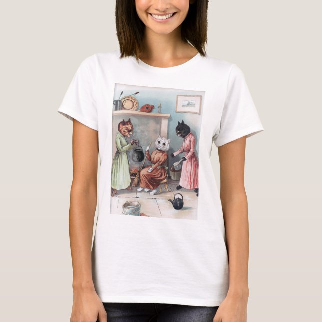 Camiseta Cinderella, Louis Wain (Frente)