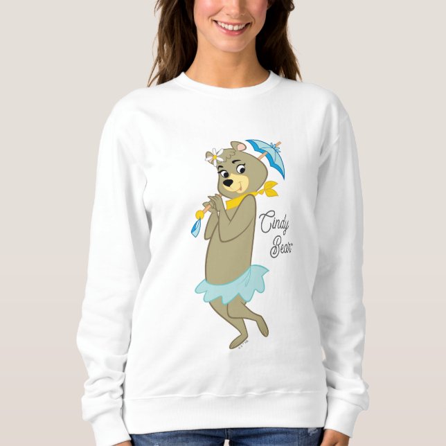 Camiseta Cindy Bear Segurando Parasol (Frente)