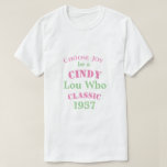 Camiseta Cindy Lou, que PG clássico<br><div class="desc">Aproveite! Modelo para personalizar</div>