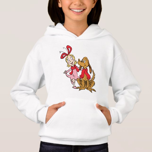 Camiseta Cindy Lou Who e Max o Cachorro (Frente)