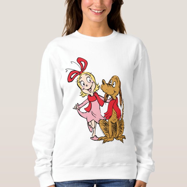 Camiseta Cindy Lou Who e Max o Cachorro (Frente)