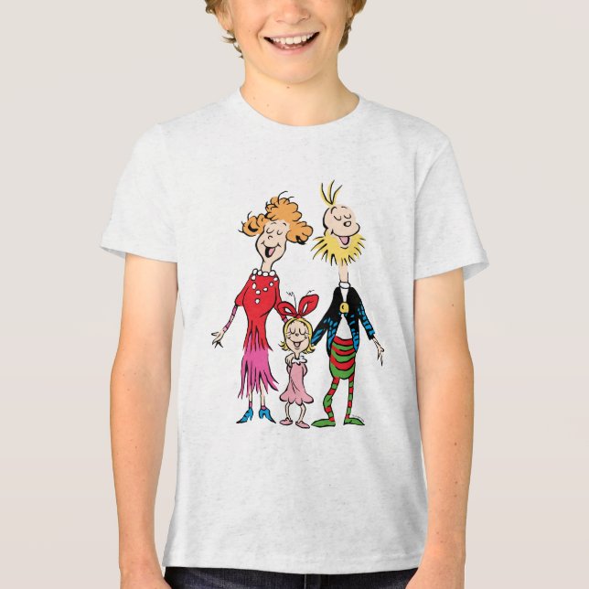 Camiseta Cindy Lou Who's Family Portrait (Frente)