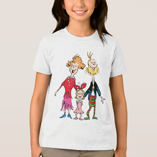 Camiseta Cindy Lou Who's Family Portrait (Frente)