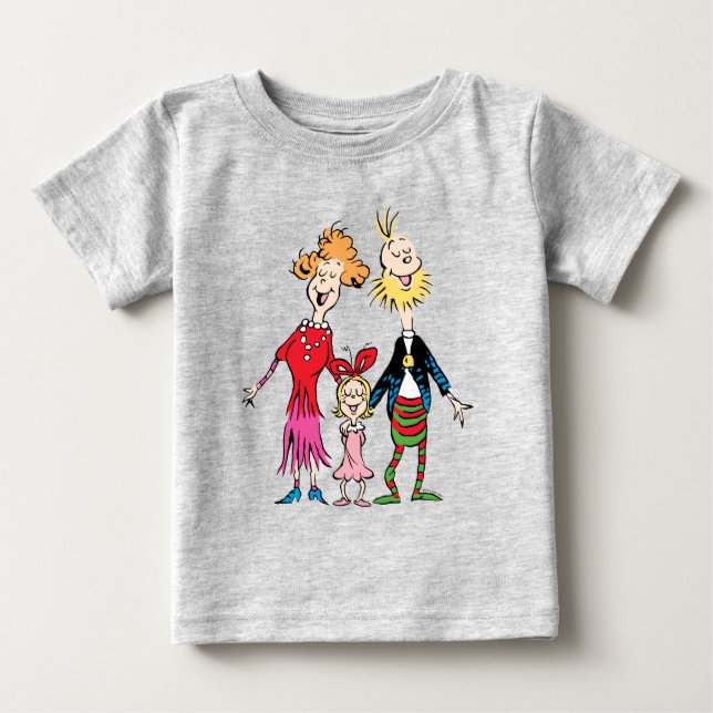 Camiseta Cindy Lou Who's Family Portrait (Frente)