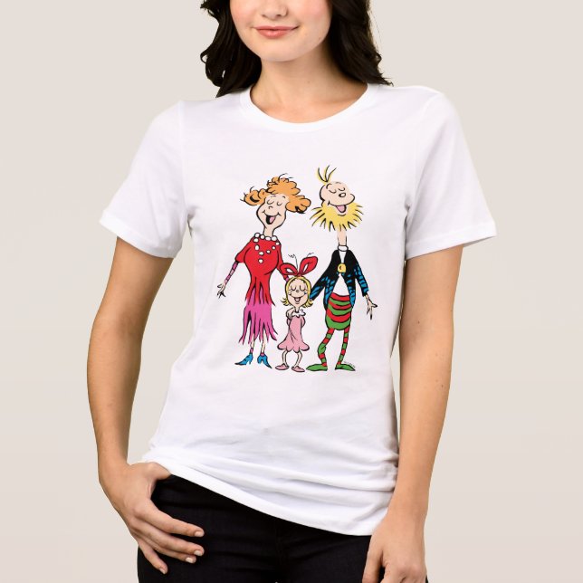 Camiseta Cindy Lou Who's Family Portrait (Frente)