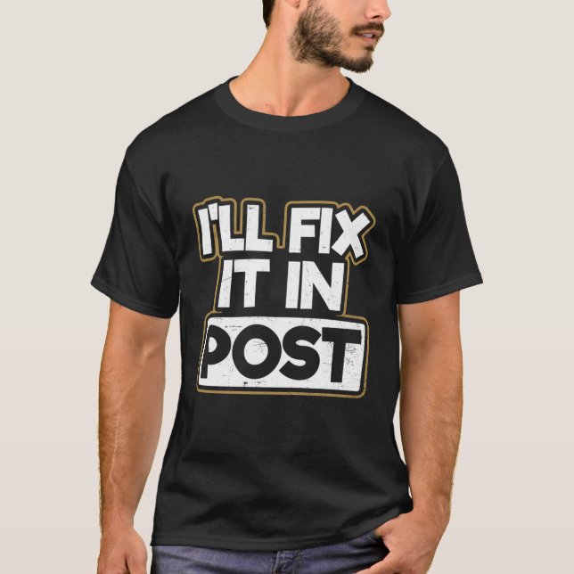 Camiseta Cineasta Eu Vou Consertá-Lo Em Posto (Frente)