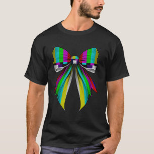 Camiseta Cinegrafista do Teste de TV do Laço Coquete Cinema