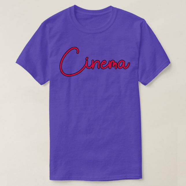 Camiseta Cinema (Frente do Design)
