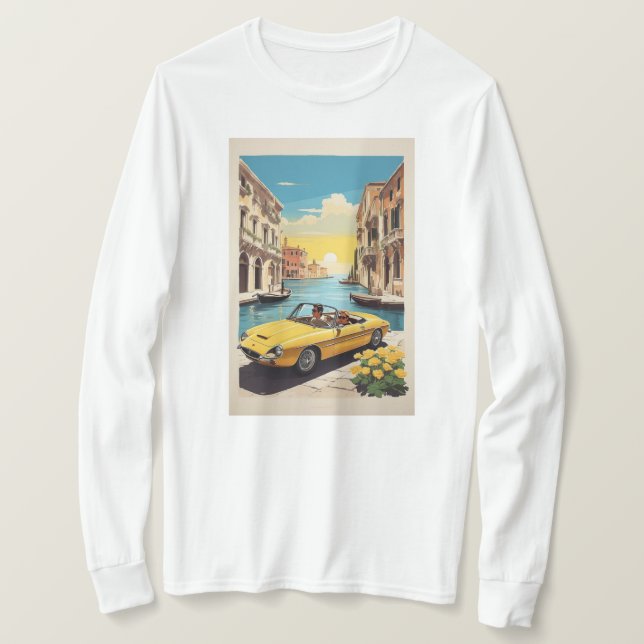 Camiseta Cinema italiano retrô: 1960 (Frente do Design)