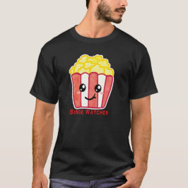 Camiseta Cinema Popcorn with Quote Binge Watcher